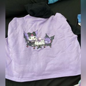 Hot topic sanrio Kuromi fortune teller zip up